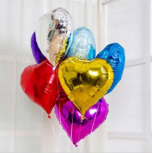 Folieballon hart Goud