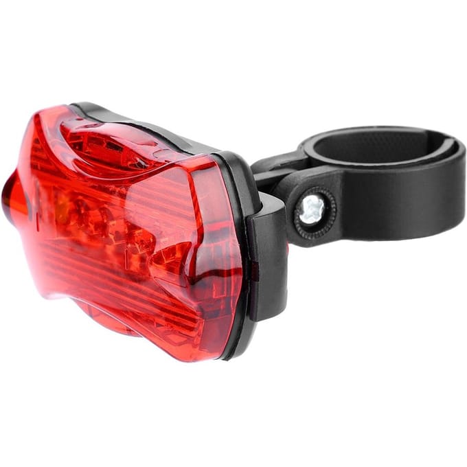 Fiets Fietsen Achterlichten Lamp 5 LED Achterlicht Achterlicht Accessoires black