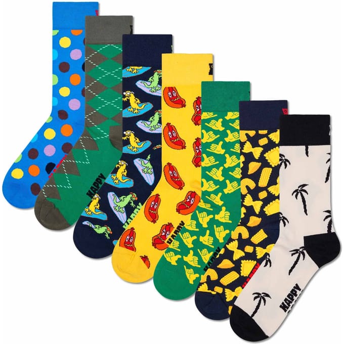 Happy Socks unisex giftbox 7P sokken 7 days multi II