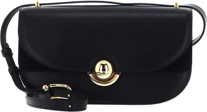 FURLA Leren Schoudertas Sfera Shoulder Bag Nero Zwart
