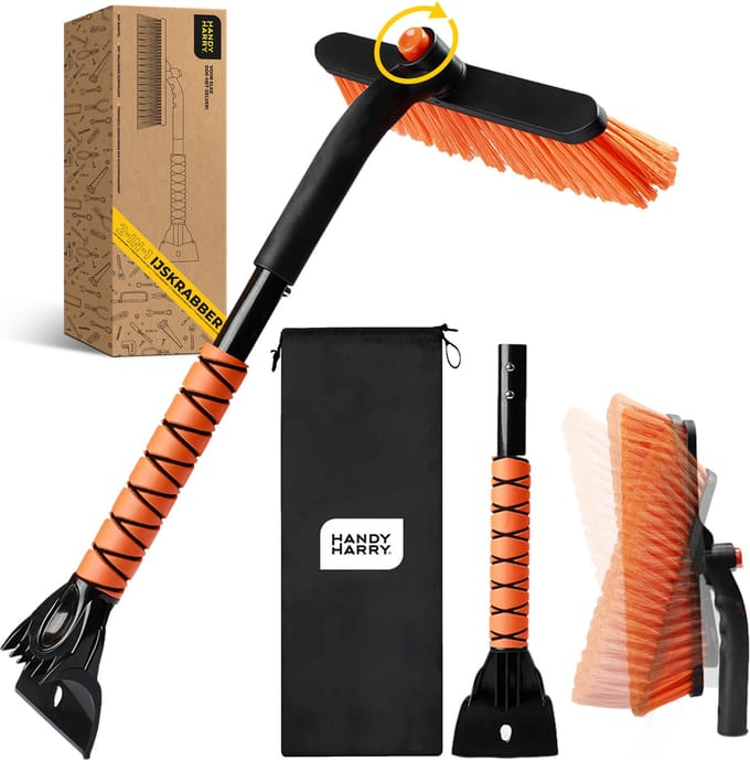 HANDY HARRY® 2-in-1 Ijskrabber - Sneeuwkrabber - Raamkrabber - Glaskrabber