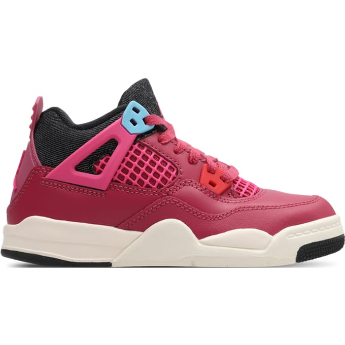 Jordan Retro 4 Peuterschoenen - Paars - Maat 29.5 - Leer