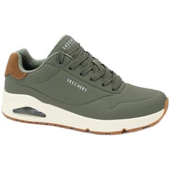 Skechers Uno - Suited On Air - Heren Sneakers - Olijfgroen