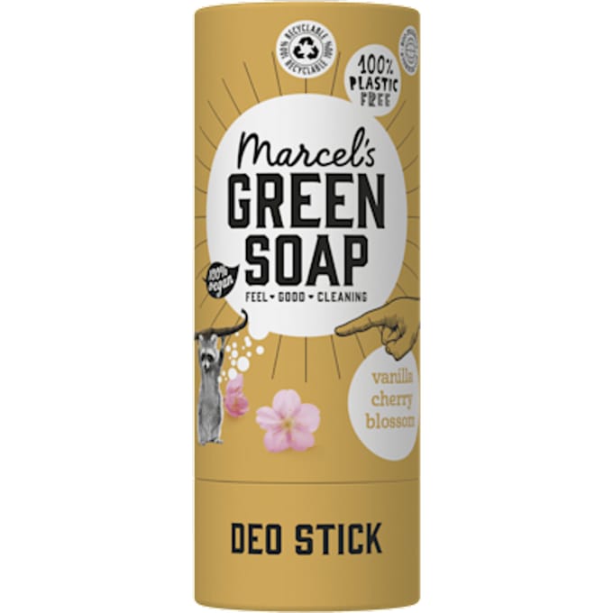 Marcel's Green Soap Deodorant Stick Vanille & Kersenbloesem - 40 gr