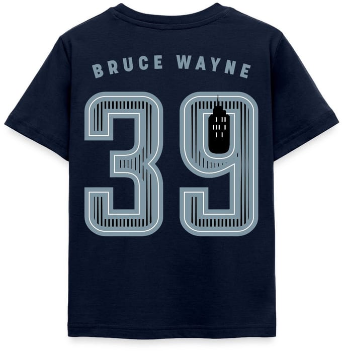 Batman Bruce Wayne Gotham City F.C. Voetbalshirt T-Shirt Kinderen