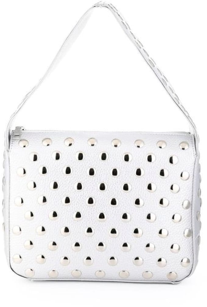 Luxe studs tas- zilver