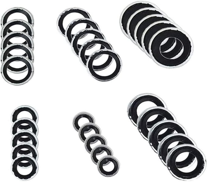 O Ring Assortiment - Afdichtingen Set - Auto Reparatie - 30 Stuks - Standaard Maat - Zwart