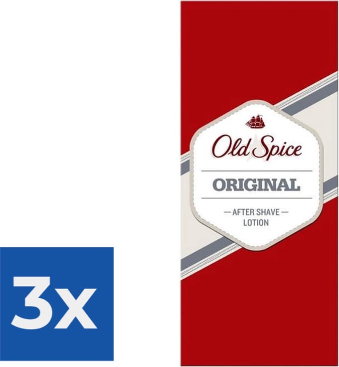 Old Spice Aftershave - 100 ml - Aftershave Lotion - Voordeelverpakking 3 stuks