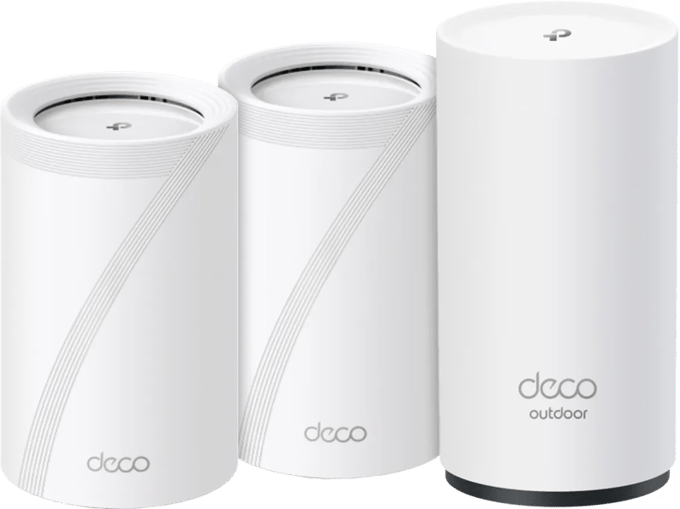 TP-Link Deco BE65 WiFi 7 Mesh 2-pack + Deco BE25 Outdoor
