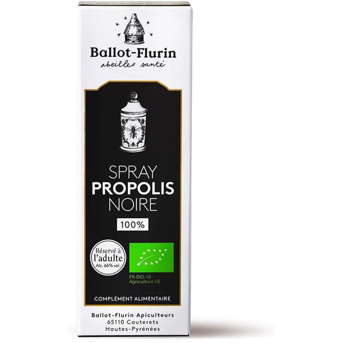 Ballot-Flurin Spray met zwarte propolis alcohol 15 Doseerspray