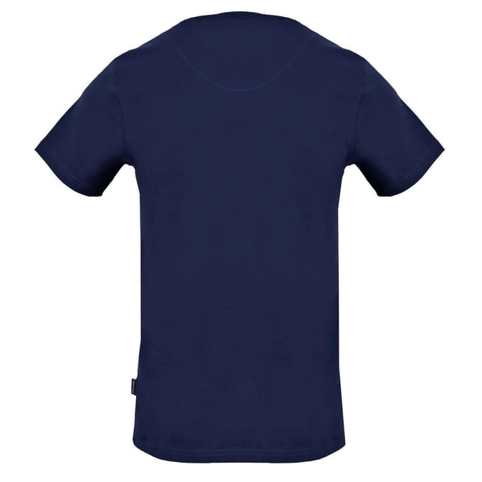 Aquascutum Heren-Kerst T-Shirt (Marineblauw)