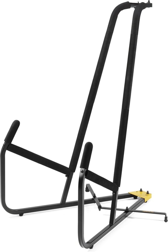 HERCULES HCDS-590B Contrabasstandaard, strijkstokhouder, inklapbaar