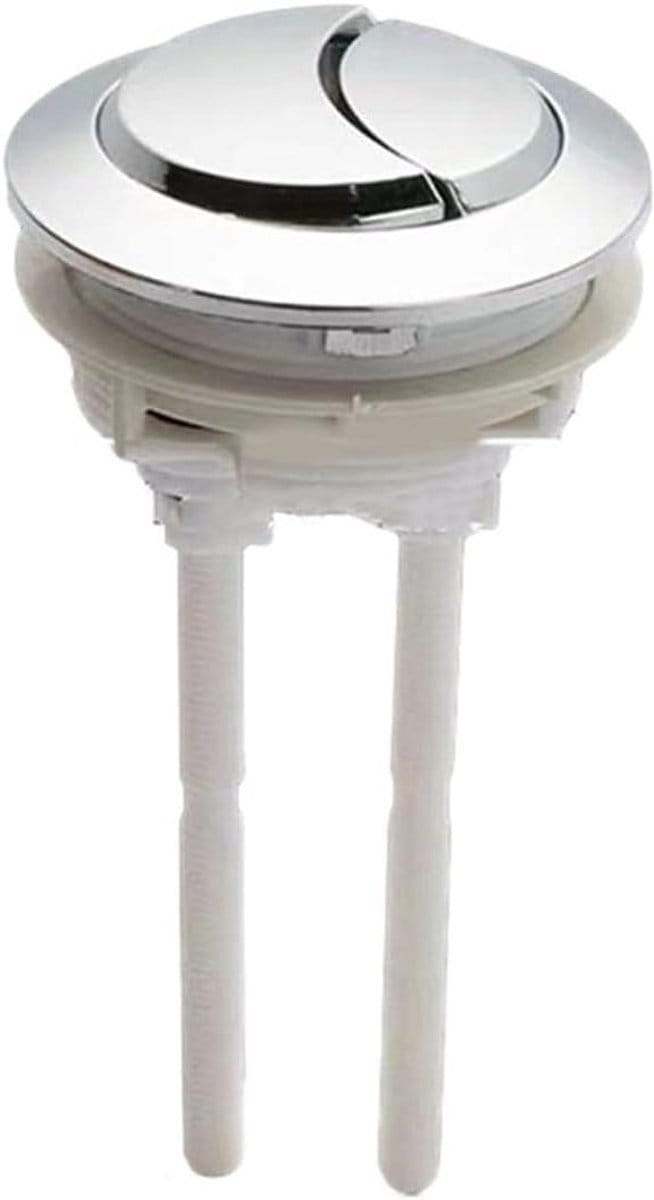Toilet Vulklep - Spoelknop Set - Waterbesparing Toilet - Dubbele Spoeling - 1 Stuks - Wit