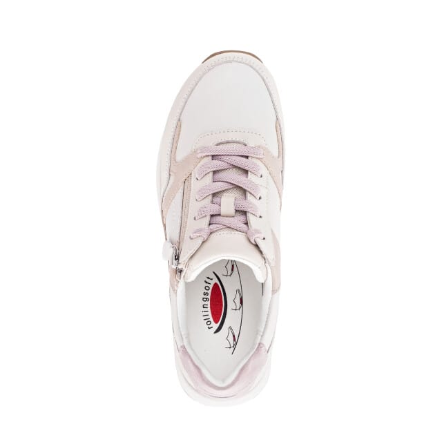 Gabor Rollingsoft Sneaker 86.958.62 Offwhite Ivory Flieder Combi