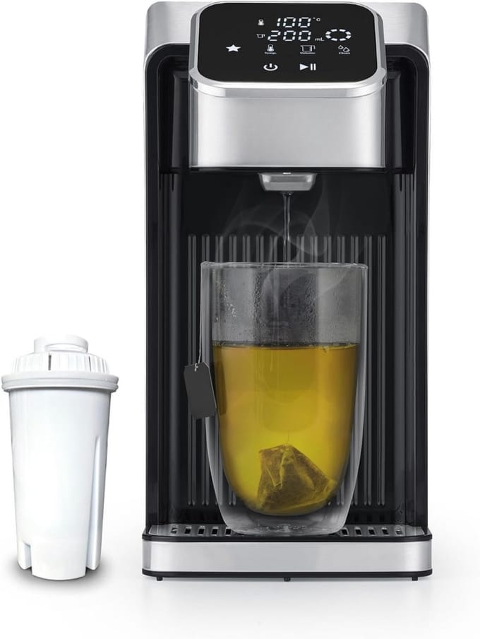 Core® Heetwaterdispenser - Waterdispenser - Zilver/Zwart - 27cm x 15cm x 31cm
