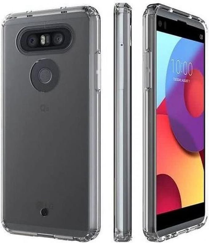 Transparant TPU back case cover Hoesje voor LG Q8
