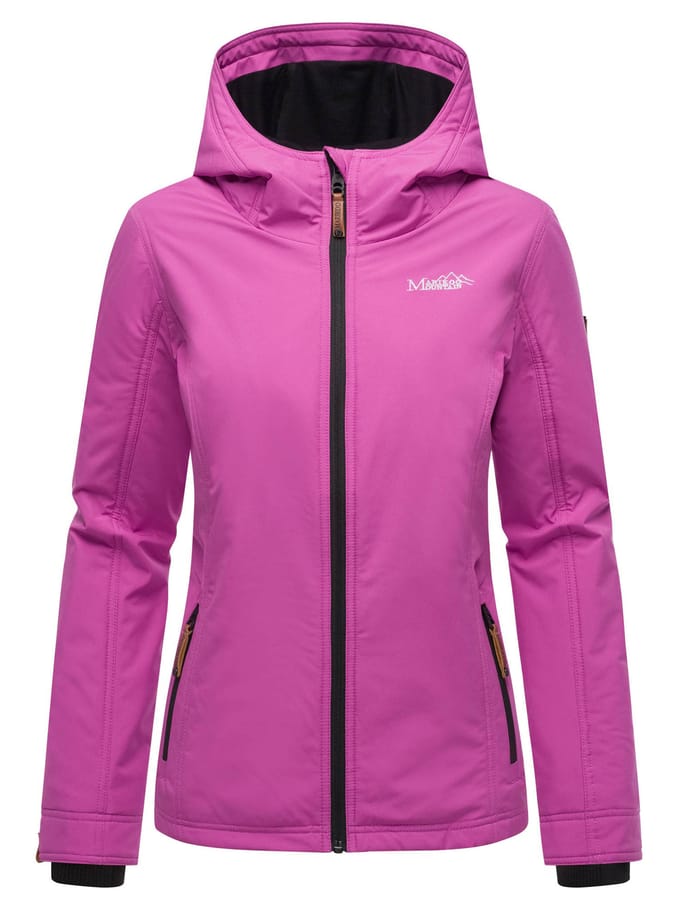 Marikoo dames overgangsjas lichtgewicht water- en windafstotend met capuchon lilac lily