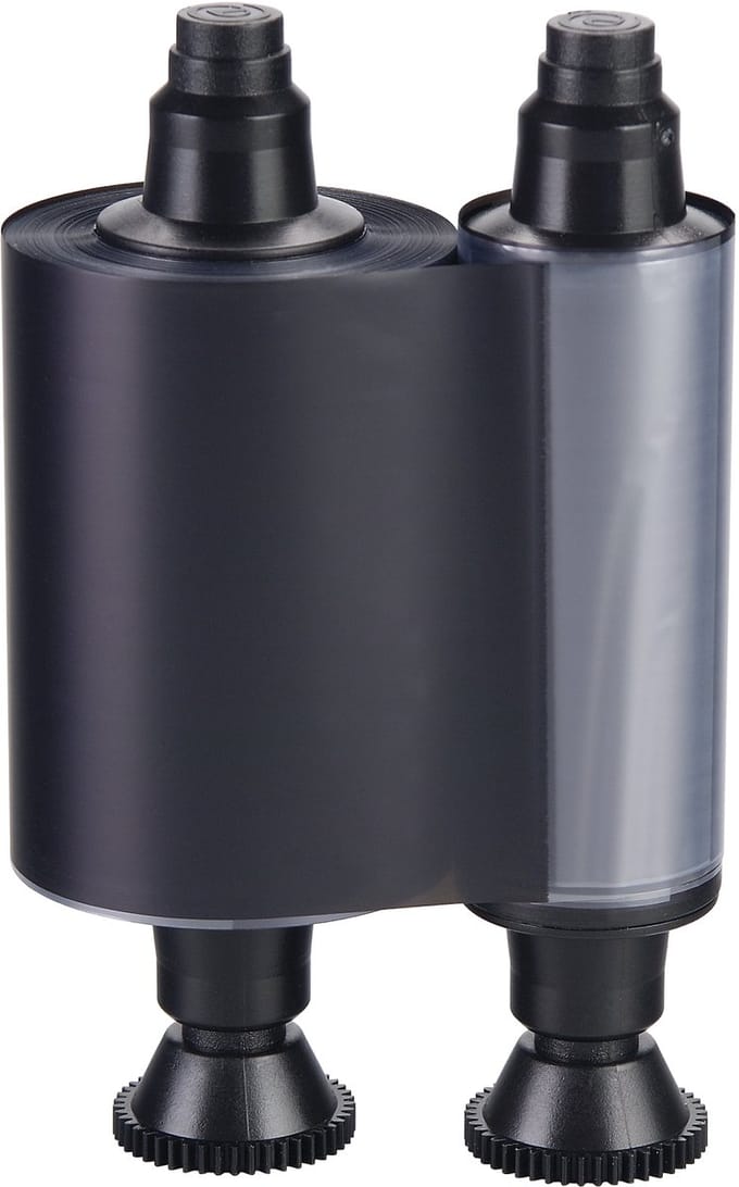 Evolis lint monochroom zwart overlay KO R3012