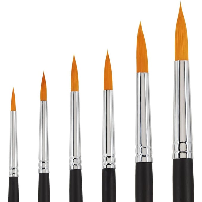 VBS Rond penseel "BASIC", set van 6