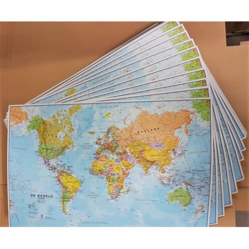 Set: Muismat Wereld 1/60m Per 10 Stuks