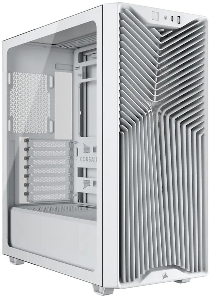 Corsair 3200D RS Midi Tower - PC-behuizing - Wit