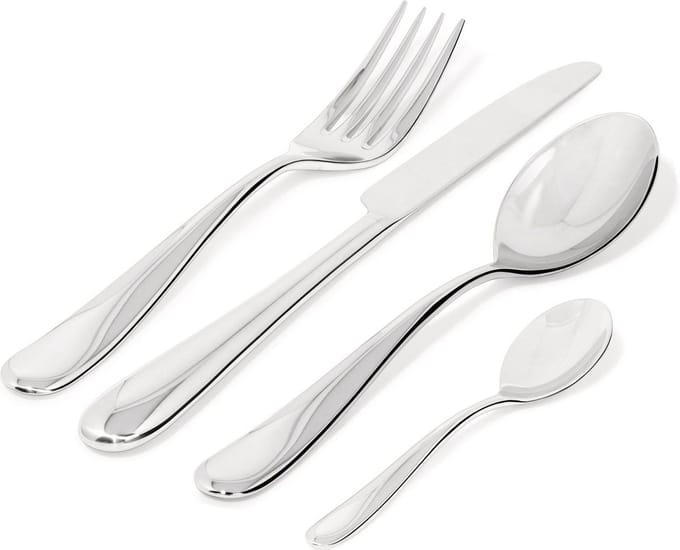 Alessi Nuovo Milano Bestekset - Monoblock - RVS - 24-delig - 6-persoons