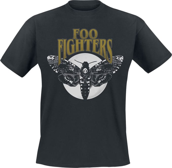 Foo Fighters T-shirt - Hawk Moth - S tot XXL - voor Mannen - zwart
