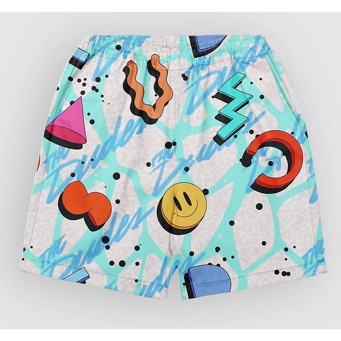 The Dudes Squiggle Pattern Light Ez Premium Korte Broek patroon