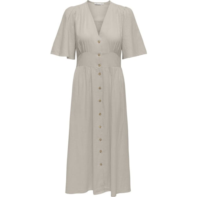 ONLY - ONLTIZANA 2/4 MIDI DRESS WVN NOOS Dames Jurk