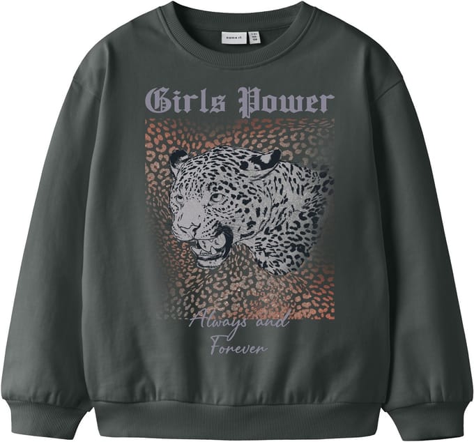 NAME IT - NKFBEO LS NREG SWEAT BRU BOX - Meisjes - Sweaters