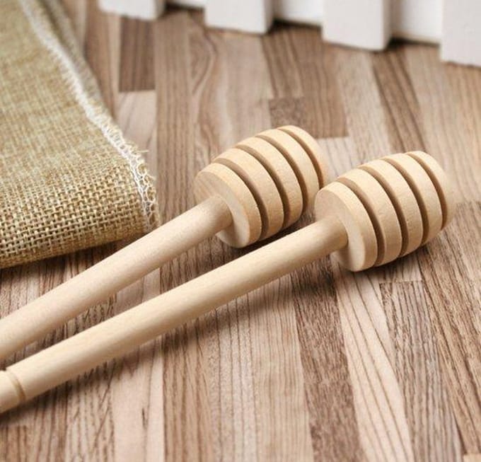 Houten Honing Lepel - Dipper Honing Lepel