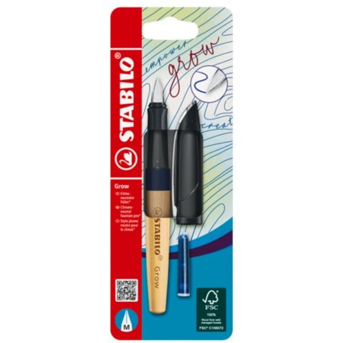 Stabilo grow vulpen, bosbes blauw / beuken