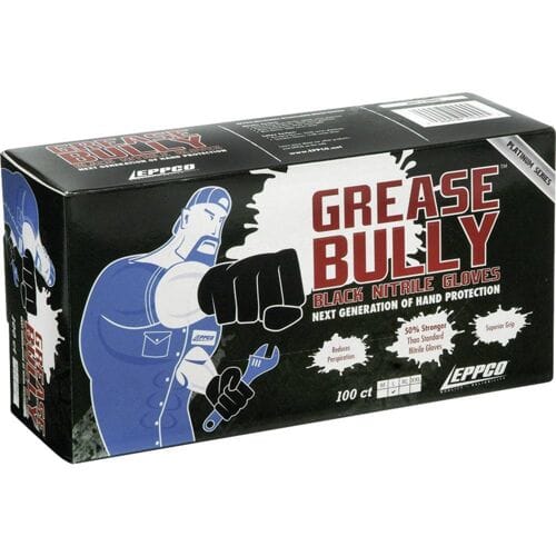 Kunzer GREASE BULLY M Wegwerphandschoen 100 stuk(s) Nitril Maat (handschoen): M EN 374, EN 455