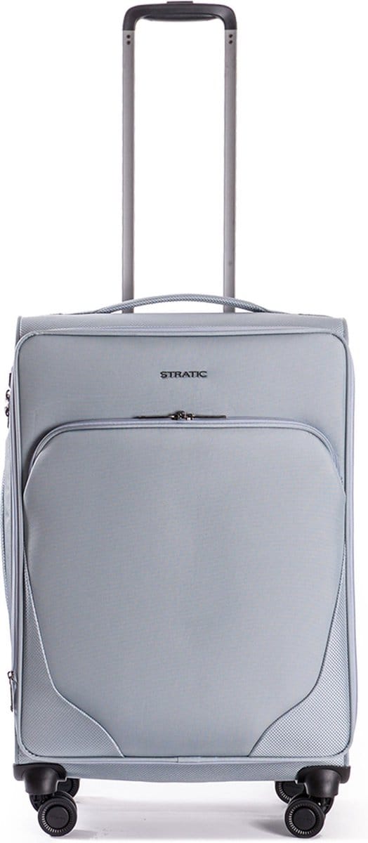Stratic Mix Expandable Trolley Steel Blauwgrijs 68cm
