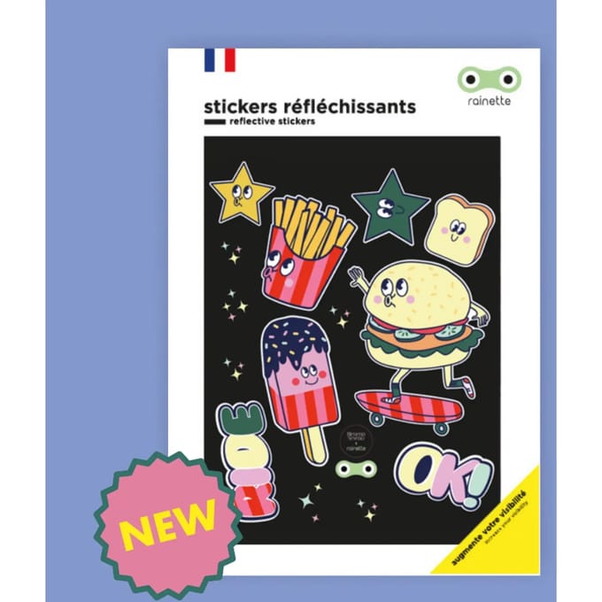 Reflecterende stickers Rainette Food