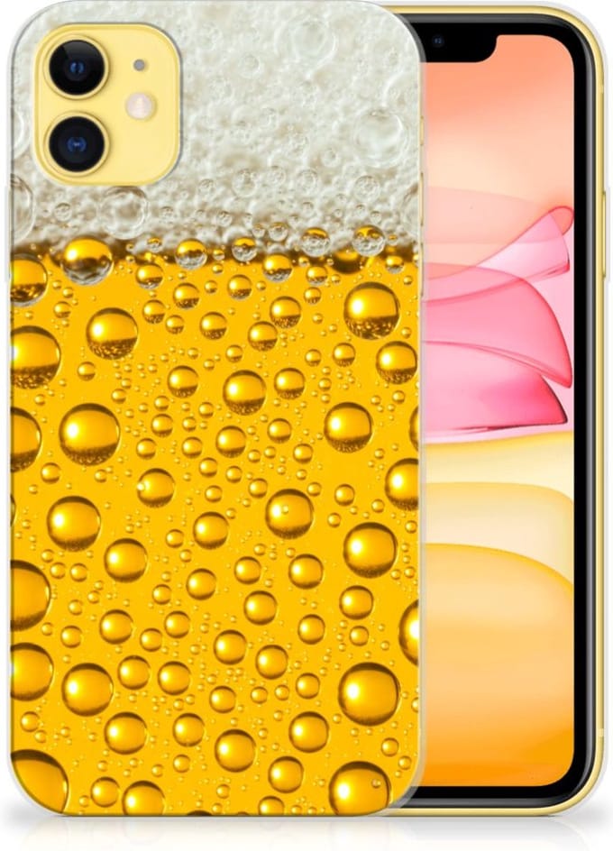 Apple iPhone 11 Siliconen Case Bier