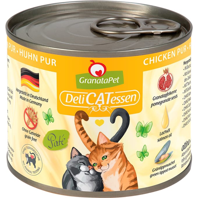 24x200g Spaarpakket Granata Pet DeliCatessen Eend & gevogelte Kattenvoer