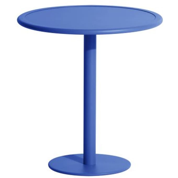 Petite Friture Week-End Bistrotafel rond - blauw