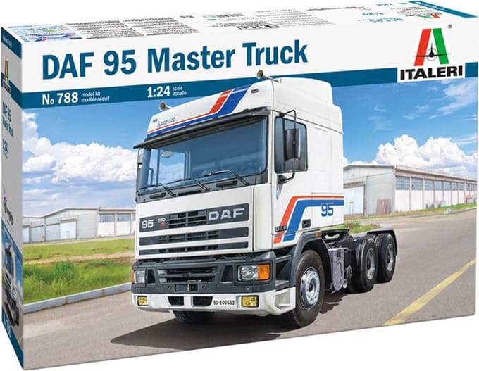 Italeri Modelbouwpakket Auto - 0788 DAF 95 ATI Sp Cab - Master Truck - 6x4 Plastic - 1:24 - Modelbouw
