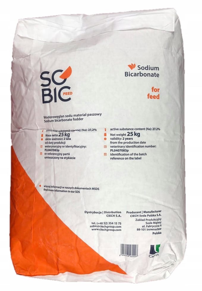 Ciech - Natriumbicarbonaat - zuiveringszout - Rundveevoer - 25kg