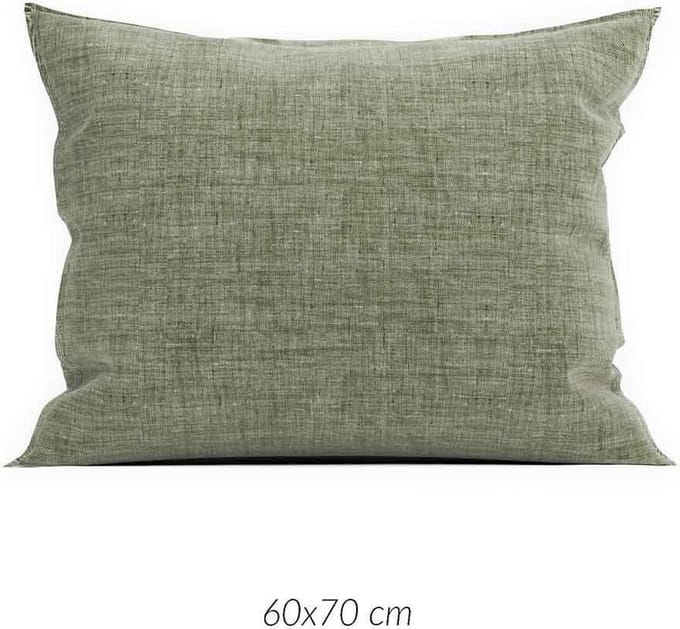 Zohome Lino Kussensloop - Groen - 60x70cm - Groen