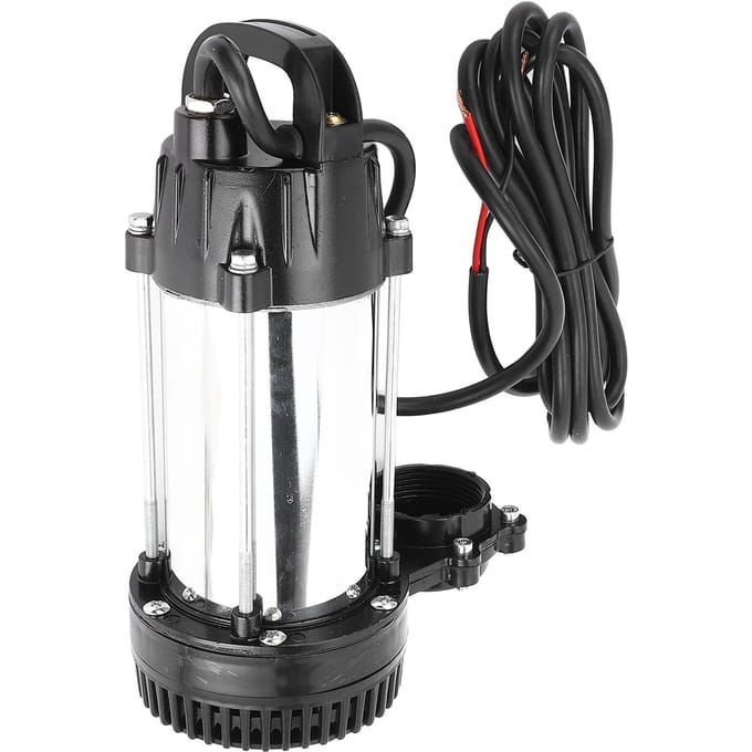 Zonne-waterpomp DC12V 220W Zonne-diepbron Dompelpomp met 1in 1.5in 2in Uitlaataansluiting