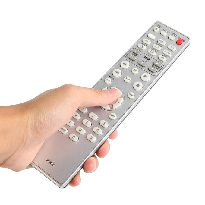 Afstandsbediening voor dvd-speler Vervanging voor Marantz DV6001 DV4001 DV4003 DV9500 DV9600 DV7010 DV7001 white