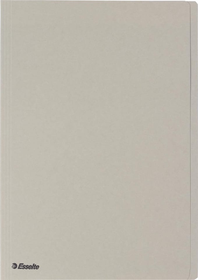 Esselte dossiermap grijs, ft folio 3 stuks