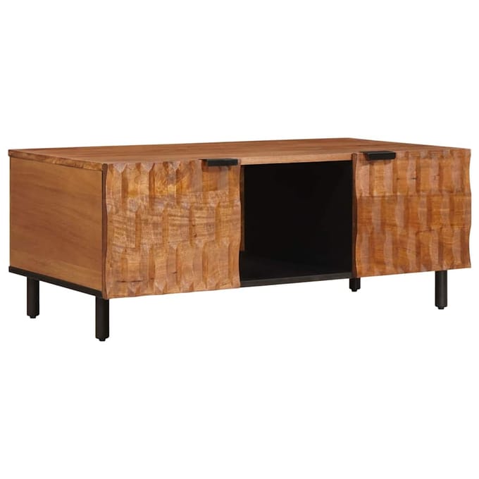 vidaXL - Salontafel - Bruin - 100 - x - 54 - x - 40 - cm - Massief - Mango - Hout