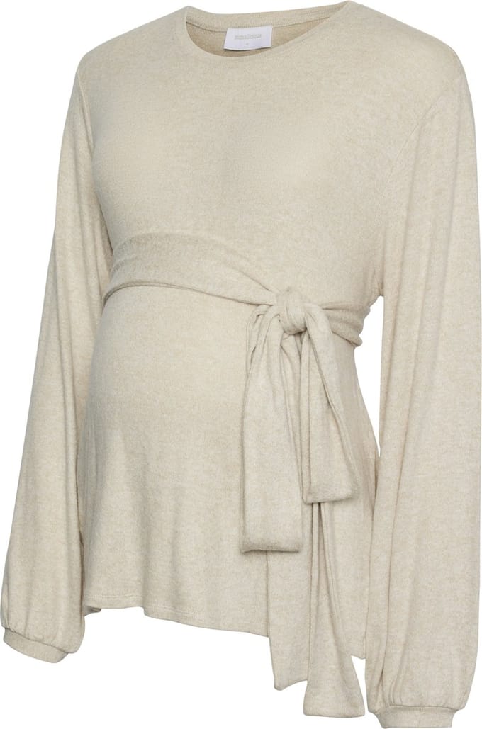 MAMALICIOUS - MLALICE VITA LS JRS TOP 2F - Dames - Blouses