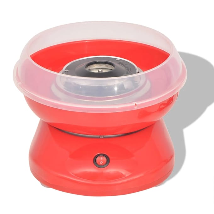 vidaXL Suikerspinmachine 480 W rood