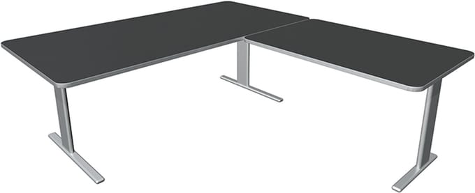 Hoekbureau Unic comfort antraciet 200x220cm
