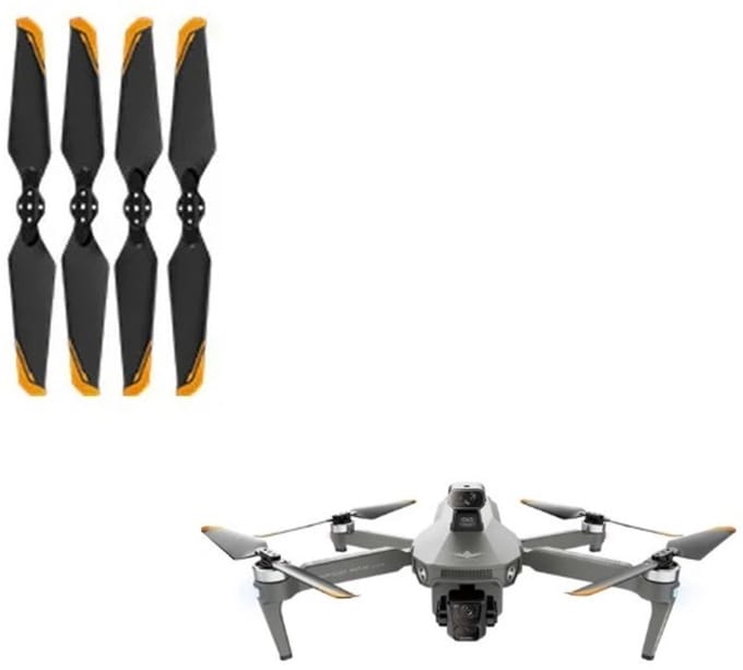 LUXWALLET Drone Propellers – Geschikt voor De LUXWALLET TitanHawk Drone – Drone Accessoires – Zwart