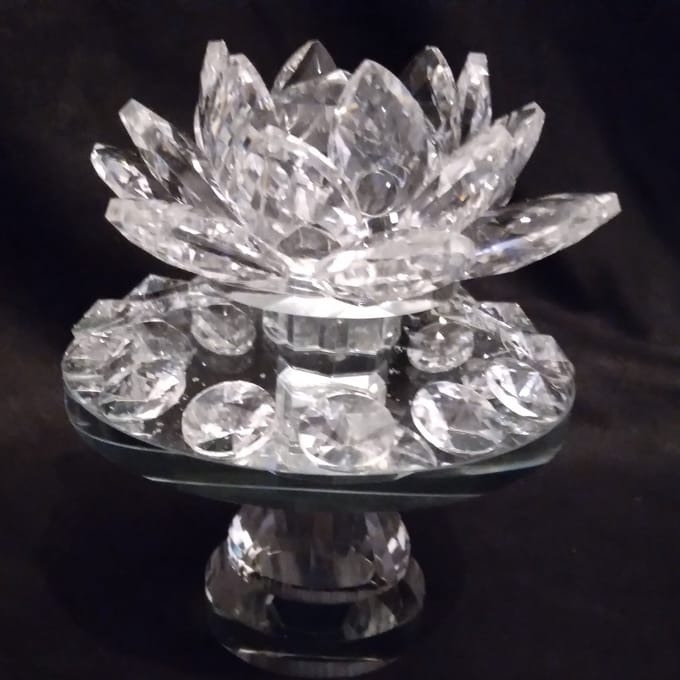 MadDeco - kristal - lotus - draaiplateau